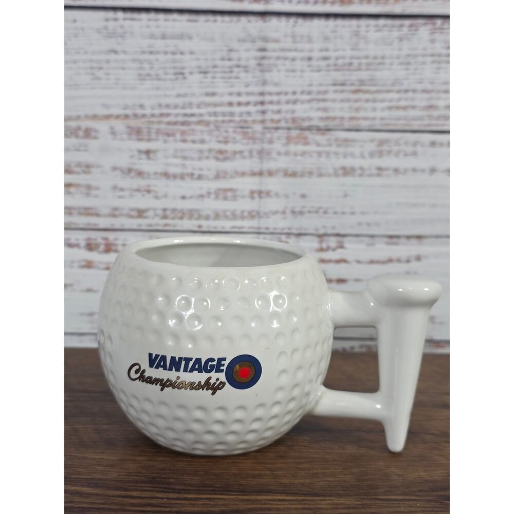 Vantage Gold Championship 3-D Golf Ball & Tee Coffee Mug